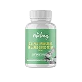 Vitabay R-Alpha Liponsäure 300mg | 120 vegane hochdosierte Kapseln | Bioverfügbar, Laborgeprüft & hergestellt aus hochwertigen Rohstoffen | Antioxidans Alpha Lipoic Acid R Alpha Liponsäure hochdosiert