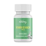 Vitabay Vitamin B3 Niacin | 500 mg x 90 vegane Kapseln | Hochdosiert | Flush Free | Laborgeprüft & hergestellt aus hochwertigen Rohstoffen