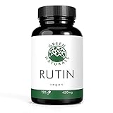 Rutin (120 Kapseln á 450mg) - deutsche Herstellung – 100% Vegan & Ohne Zusätze - Vorrat für 4 Monate. Bonus Venen Ratgeber (eBook)