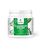 VITA1 D-Mannose Pulver • 100g (2 Monatspackung) • rein und naturbelassen & vegan und frei von Zusatzstoffen • Natur D-Mannose Pulver sind besonders für Veganer und Vegetarier