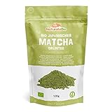 Matcha Tee Pulver Bio - Cooking-Qualität - 100 GR. Original Green Tea aus Japan. Japanischer Matcha Ideal zum Smoothies – Shakes - Latte. Tee hergestellt in Japan Uji, Kyoto. NaturaleBio