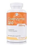 Alparella Elements - Coenzym Q10 Supplement Hochkonzentriert - Vegan - 200 mg Q10 pro Kapsel - 4 Monatsvorrat mit 120 Kapseln pro Packung