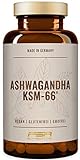 Ashwagandha KSM-66 organisch, 500 mg pro Kapsel, 5% Withanolide, 90 Kapseln, Vegan - Hergestellt in Deutschland - FSA Nutrition