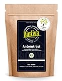 Biotiva Andornkraut Tee Bio 100g - Weißes Andorn Kraut geschnitten - Arzneipflanze 2018 - Marrubium vulgare - abgefüllt und kontrolliert in Deutschland (DE-ÖKO-005)