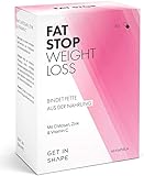 Fat Stop - 60 Stück Fettblocker - reduzierte die Fettaufnahme aus der Nahrung (Chitosan und Vitamin C) - von Get in Shape