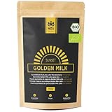 Holi Natural®️ BIO Golden Milk Sunset | Kurkuma Latte Mischung mit Ashwagandha | 150g | 30 Portionen | Hoher Curcumingehalt | Hohe Bioverfügbarkeit