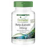 Kelp Tabletten - 150mcg natürliches Jod aus Braunalgen Extrakt - HOCHDOSIERT - 250 Tabletten - Vegan