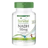 NADH 50mg - HOCHDOSIERT - 60 Kapseln - VEGAN - Coenzym 1 - für 2 Monate - zeitverzögert in DRCaps™