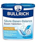 Bullrich Säure-Basen-Balance Basentabletten, inklusive 12 pH-Teststreifen, 450 Tabletten