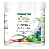 Vitamin C Pulver - gepuffert als Calciumascorbat - VEGAN - 300g